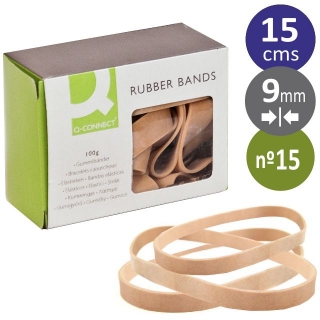 Bandas elasticas, gomas elsticas, Q-connect