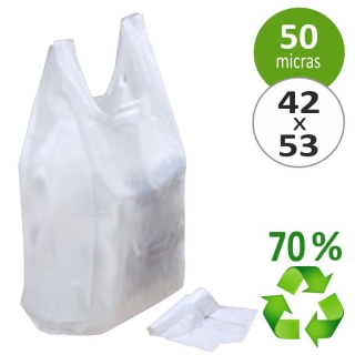 Bolsas de plastico Camiseta Asas