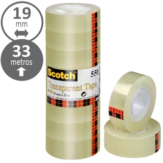 Cinta Adhesiva Scotch 550, 19mm