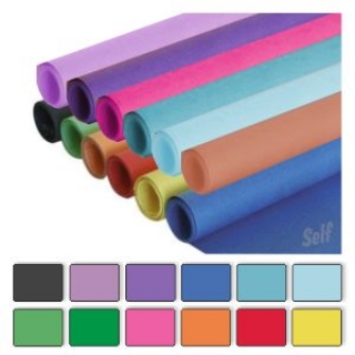 Papel continuo colores kraft