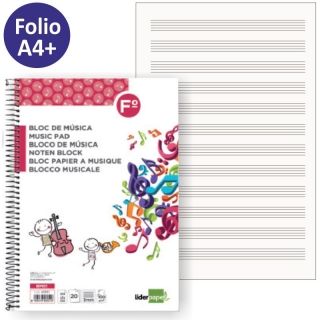 Block de msica Folio