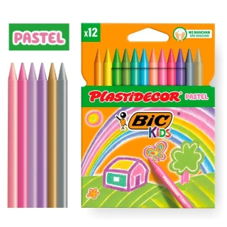 Ceras Plastidecor Pastel y Metlicos