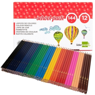 Classbox Schoolpack 144 lpices colores
