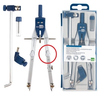 Compás técnico con alargadera ajuste