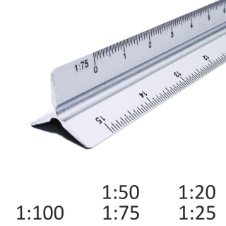 Escalimetro de Aluminio Self con