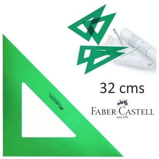 Escuadra técnica Faber-Castell 32