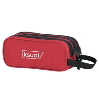 Estuche portalpices 3 cremalleras Ksual Triple  Dohe 50502