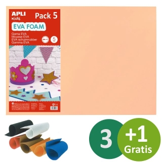 Pack de 5 láminas Goma