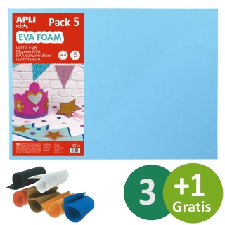 Pack 5 Goma Eva foamy
