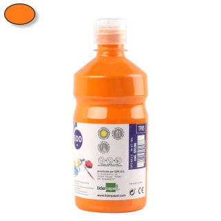 Tmpera escolar lquida Liderpapel TP05 500ml