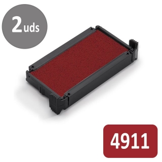 Pack 2 almohadillas de repuesto Trodat  4911-6-R-CL