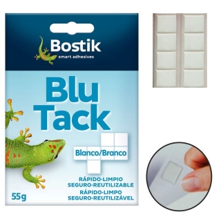 Sujetacosa masilla adhesiva marca Q-connect blu tack (53161)