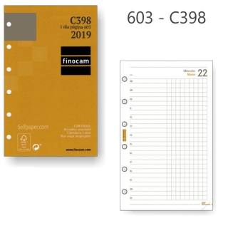 C398 - Recambio Agenda