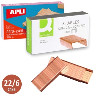 Korypapel  GRAPAS PETRUS Nº 26/6 GALVANIZADA CAJA DE 1000 UNIDADES