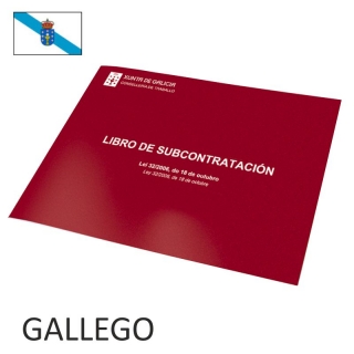 Libro de Subcontratacion en Gallego