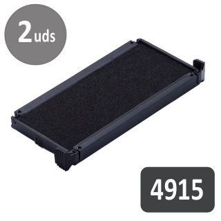 Pack 2 almohadillas Trodat 4915 tinta  4915-6-N-CL