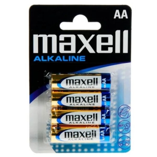 Pilas Maxell AA, LR06, Alcalinas