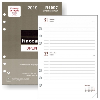 Recambio Agenda Finocam R1097