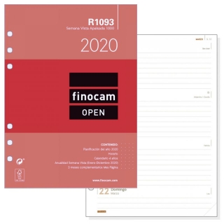 Recambio Agenda Open R1093,