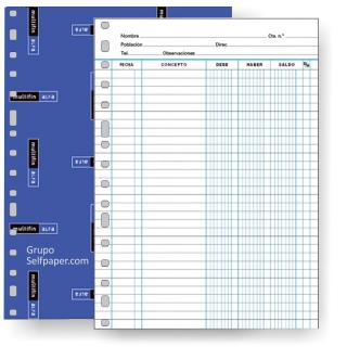 Recambio Multifin 3005 Folio, A4, anillas  4175500