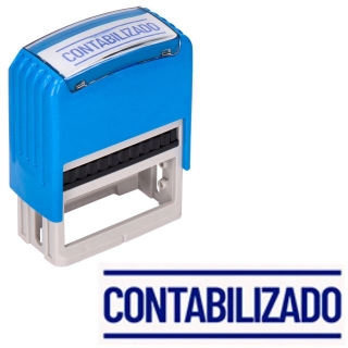 Sello cuo automtico texto Contabilizado, Q-Connect  KF03673