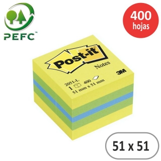 Taco notas adhesivas Post-it 51x51 Mini  FT510091729