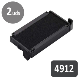 Trodat 4912, Pack 2 almohadillas tinta  4912-6-N-CL