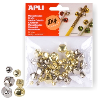 Cascabeles para manualidades Apli Oro