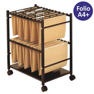 Carrito para carpetas colgantes Folio Q-connect  KF15267