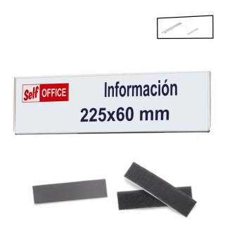 Placa tipo Metacrilato para Pared Din A4 Vertical