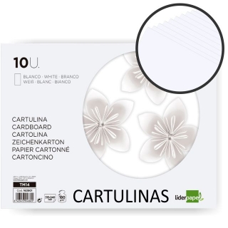 Fixo Paper 11110170 - Pack de 10 cartulinas blancas, A4, 180g/m² :  : Hogar y cocina