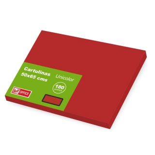 Cartulina 50x65 Self Cv Granate Rojo  Liderpapel CX68