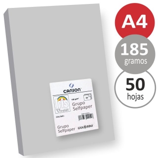 Cartulinas Din A4 Folio color Gris  Canson C200040177