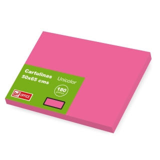 Cartulinas Grandes 50x65 Fucsia Rosa vivo  Liderpapel CX63