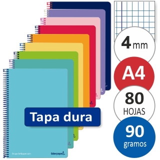 Libreta cuaderno Tapa dura folio