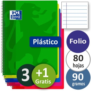 Libreta, cuaderno Oxford tapas Plstico 1  400042148