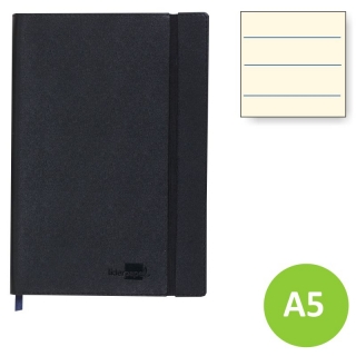 Libreta cuaderno notas, diario A5 rayado  Liderpapel LB44