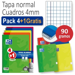 Libretas Oxford, cuadernos tapas blandas