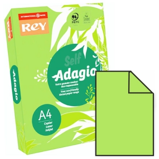 Papel Din A4 verde fluorescente