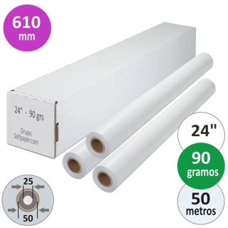 Papel Plotter 90 gramos