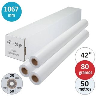 Papel Plotter rollo 1067