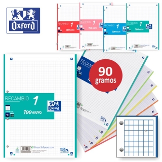 Recambio Oxford 100 hojas