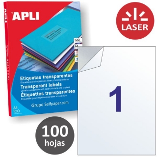 Transparencias Adhesivas Laser 1x