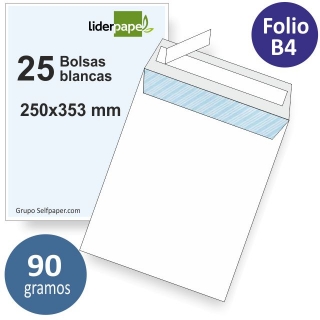 Pack 25 Bolsas sobres 250x353