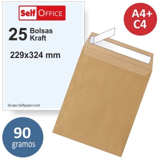 Sobres, bolsas Kraft marrn