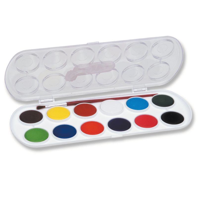 Acuarelas para niños 12 colores