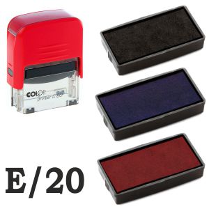 Almohadilla recambio E-20 para sellos o cuños Printer 20
