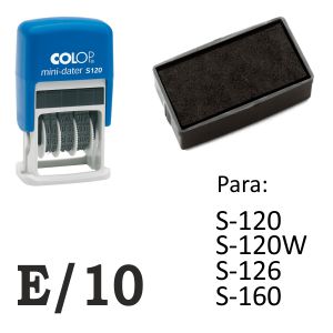 Almohadilla tinta Colop E/10 esponja para S-120 Y S-120W