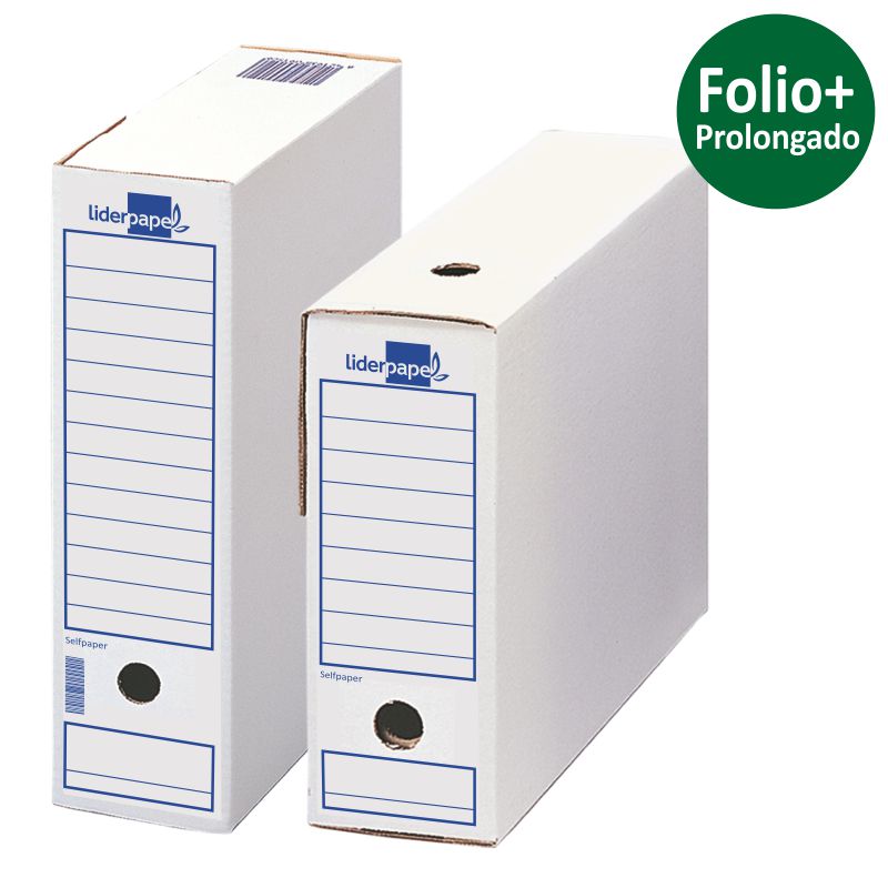 Caja de archivo folio prolongado - Color Blanco/Kraft, 0,72€, 50