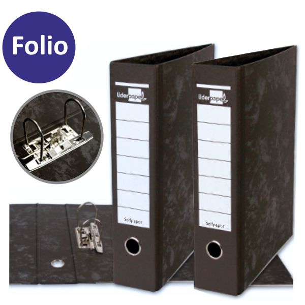 Tienda online con Archivador de palanca Folio jaspeado gris A-Z Grafoplas  (7179071). DISOFIC